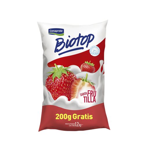 Yogur BIOTOP frutilla 1.2 kg