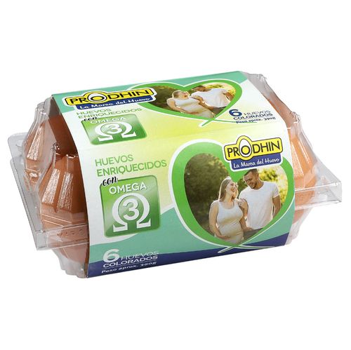 Huevo color PRODHN Omega 3 6 un.