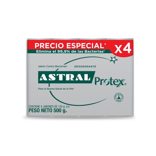 Jabón ASTRAL Plata 4x3