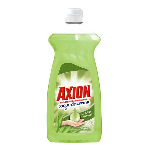 Detergente lavavajilla AXION concentrado aloe y vitamina E 640 ml
