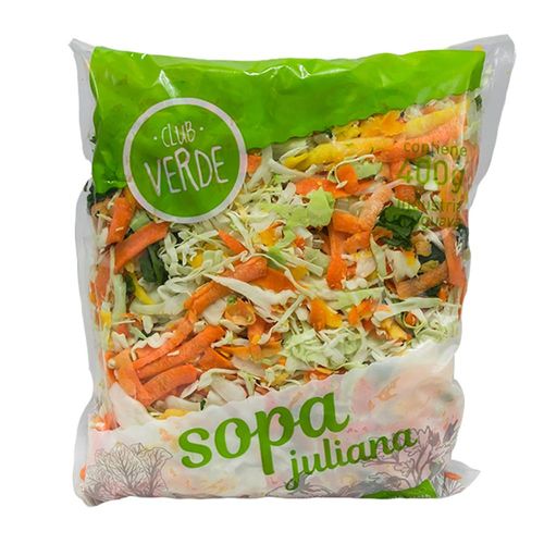 Sopa juliana Club Verde 400g