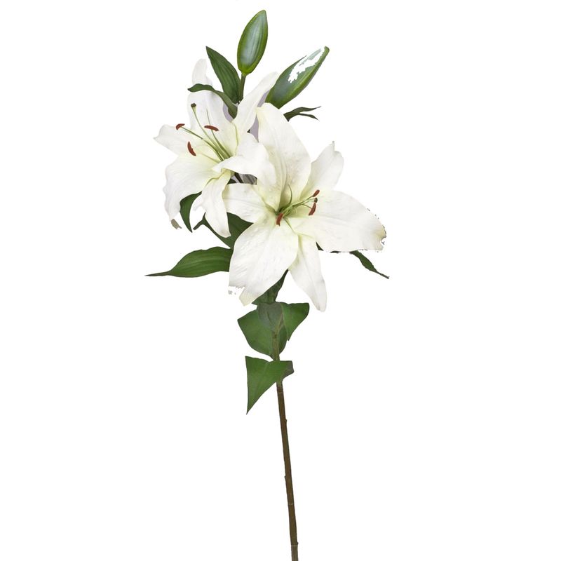 Flor-artificial-vara-lily-color-crema