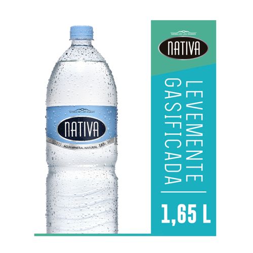 Agua NATIVA Levemente Gasificada 1.65 L