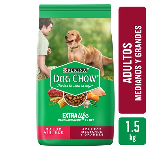 Alimento perros DOG CHOW razas medianas adultos 1,5 kg