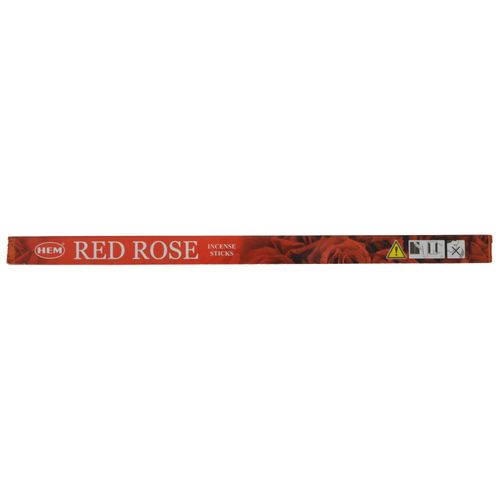 Incienso rosa roja x 8 un.