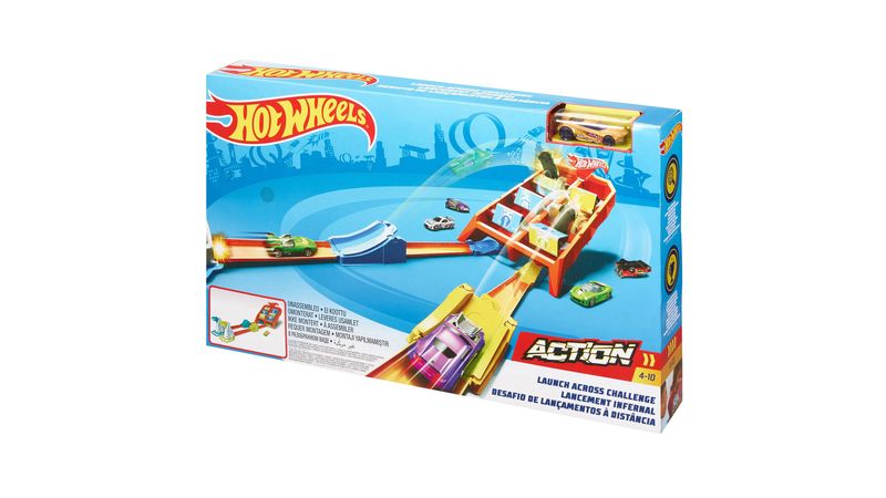 Pista de autos vueltas y choques HOT WHEELS Géant