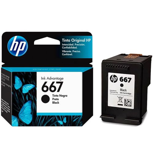 Cartucho HP Mod. 3YM79AL (667) negro P/2375/2775