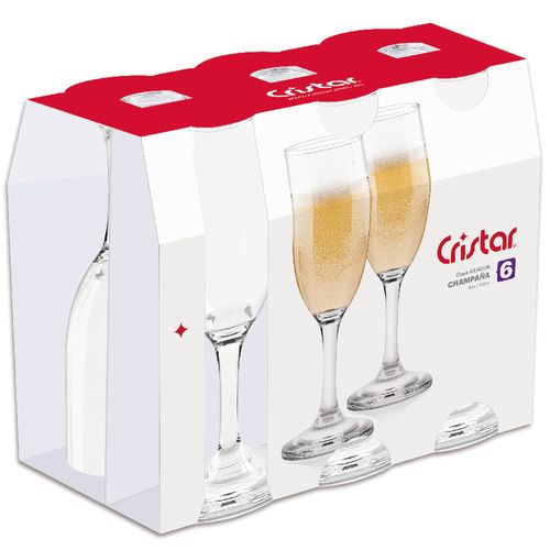 Set 6 copas flauta Aragon