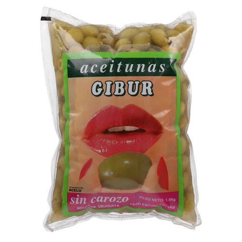 Aceitunas GIBUR sin carozo 1 kg