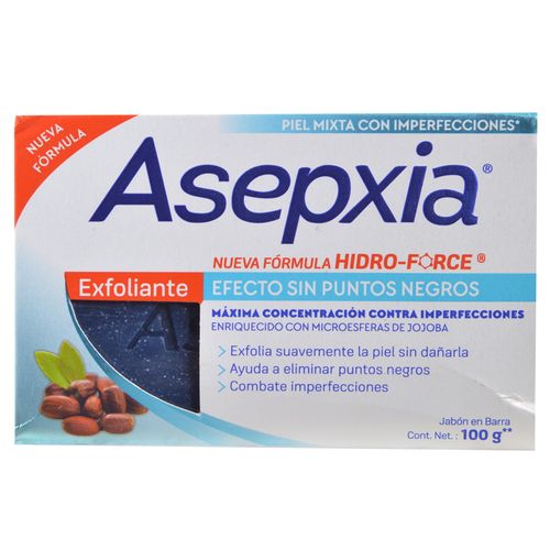 Jabón exfoliante ASEPXIA 100 g