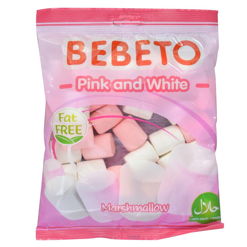 Marshmallow-BEBETO-Pink---white-135g