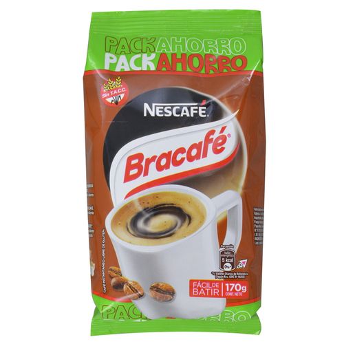 Café BRACAFÉ 170 g pack ahorro