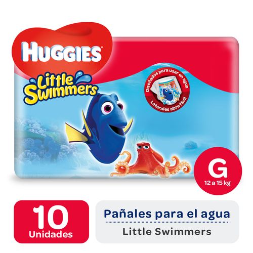 Bombachita Huggies little swimmers G 10 un.
