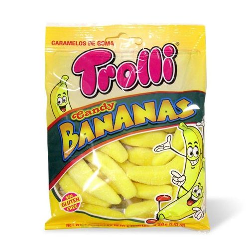 Gomitas gelatina TROLLI bananas 100g