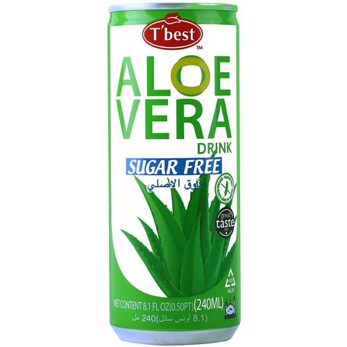 Agua de aloe T'BEST sin azúcar 240 ml