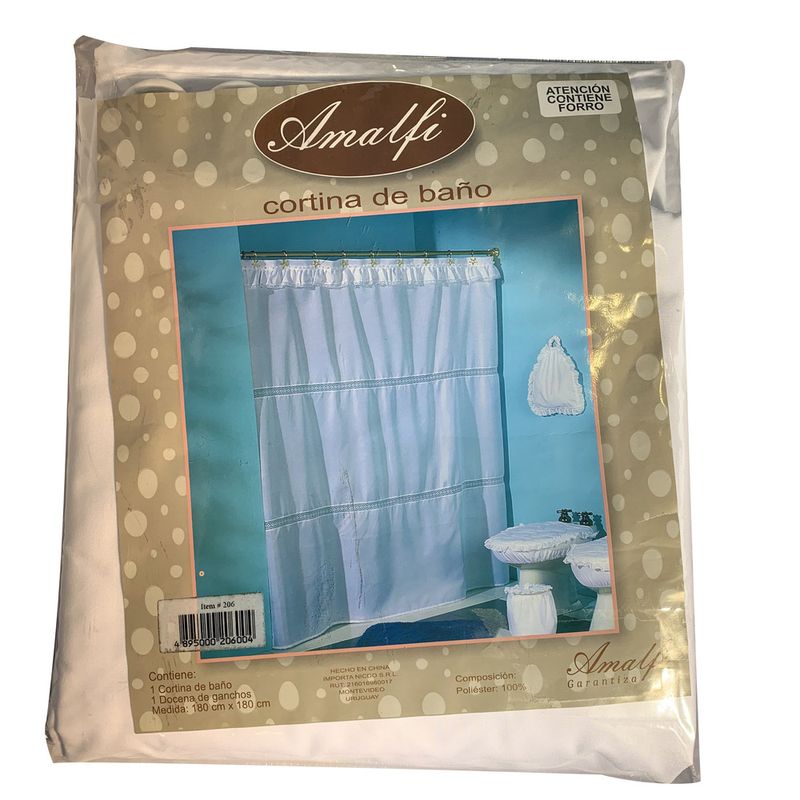 Cortina-para-baño-color-vainilla-blanco-con-forro