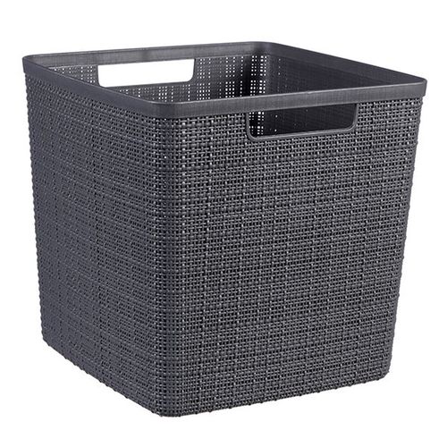 Caja organizadora 27.9 x 27.9 x 27 cm gris