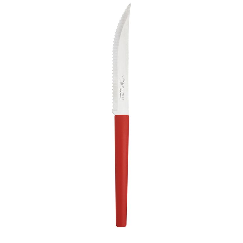 Cuchillo-asado-22-cm-mango-rojo-Millenium-DI-SOLLE