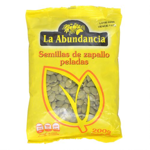 Semillas de zapallo LA ABUNDANCIA 200 g