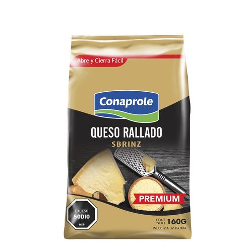 Queso rallado CONAPROLE 160 g