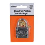 Candado-GLOBE-negro-40-m-m