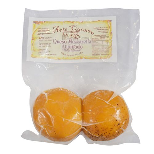Queso muzzarella ahumada bola ARTE QUESERO kg
