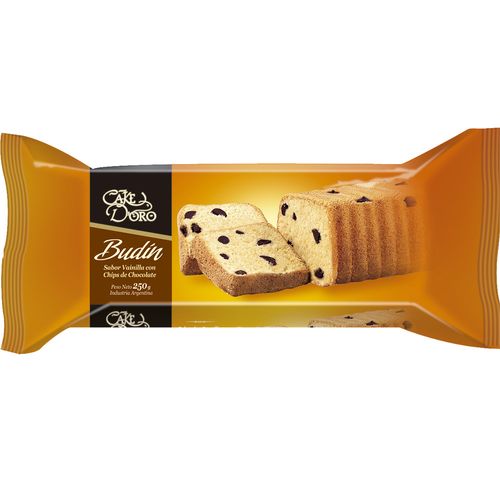 Budín CAKE D´ORO budín vainilla chip 250g