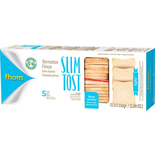 Tostada FHOM slim tost light 110g