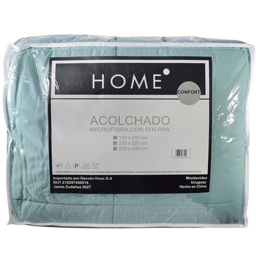 Acolchado HOME Confort King Size verde 220x240cm