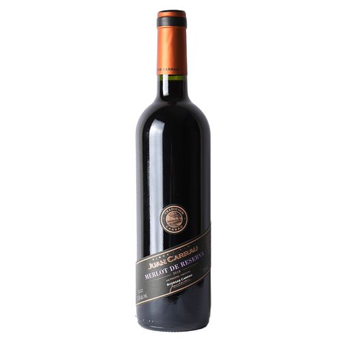 Merlot Reserva JUAN CARRAU Tinto 750 cc