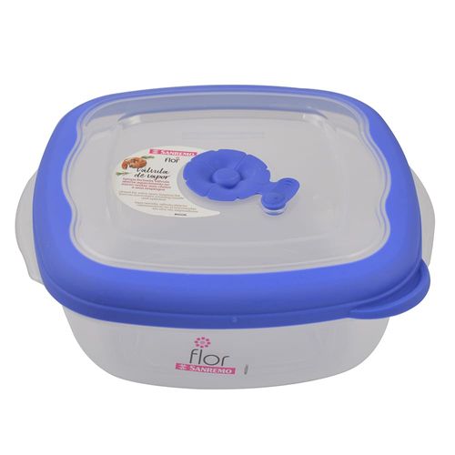 Hermético cuadrado mediano flor SAN REMO verde