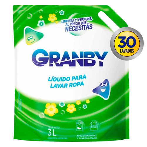 Detergente liquido GRANBY 3 L