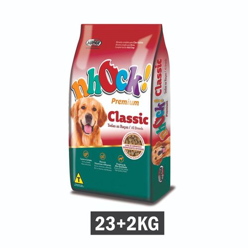 Alimento para perros NHOCK Classic 23kg + 2