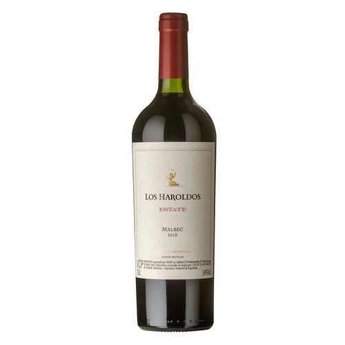 Vino tinto Malbec LOS HAROLDOS Estate 750 ml