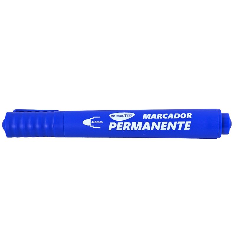 Marcador-permanente-azul
