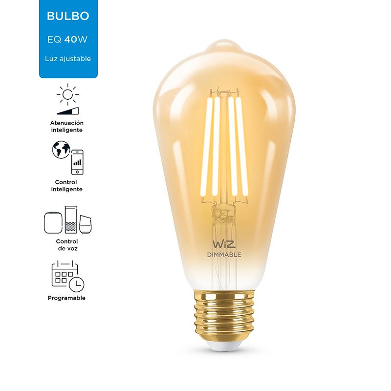 Lampara-led-WIZ-Wi-Fi-filamento-globo-g95-e27-6.9w