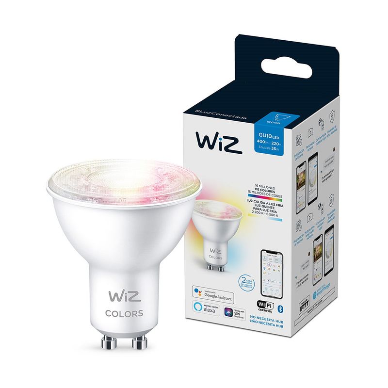 Lampara-led-WIZ-Wi-Fi-color-gu10-4.9w
