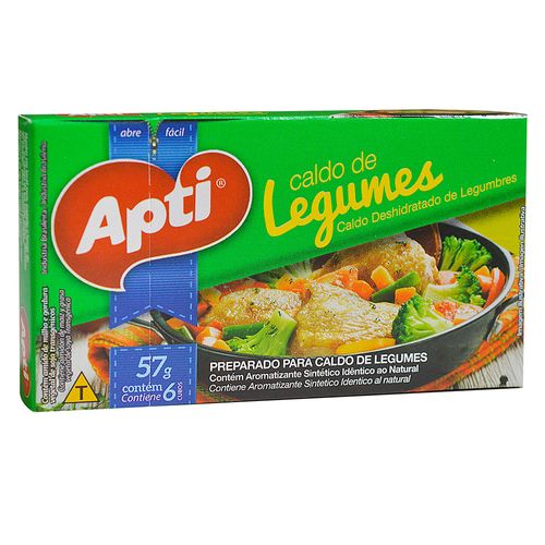 Caldo de verduras APTI x 6 un.