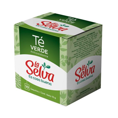 Té verde LA SELVA 10 un.