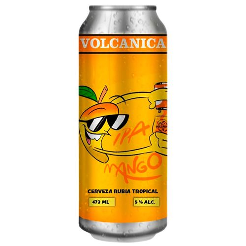 Cerveza VOLCÁNICA Ipa mango 473 ml