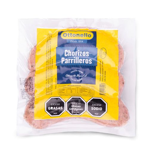 Chorizo parrillero al vacío x 3 un.