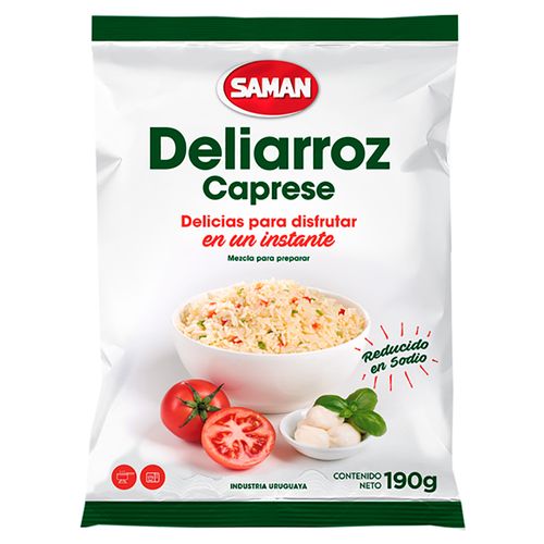 Arroz DELIARROZ caprese samán 190g