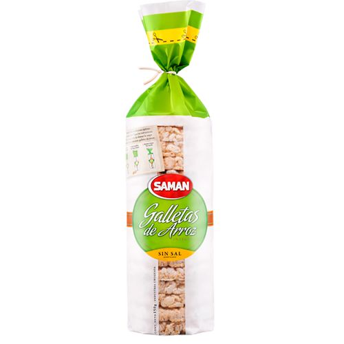 Galleta arroz SAMAN sin sal 150 g