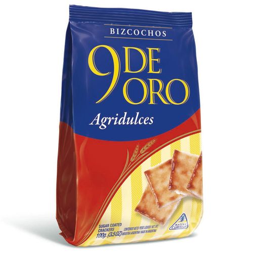 Galletas 9 DE ORO agridulce 100 g