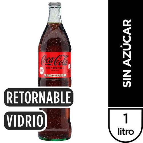 Refresco COCA COLA sin azúcar 1 L Retornable