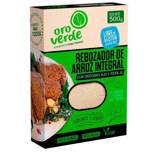 Rebozador de arroz integral ORO VERDE 500 g