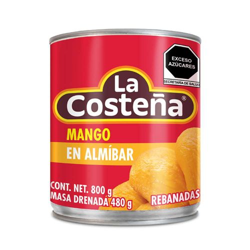 Mango en almíbar LA COSTEÑA en rodajas 800 g