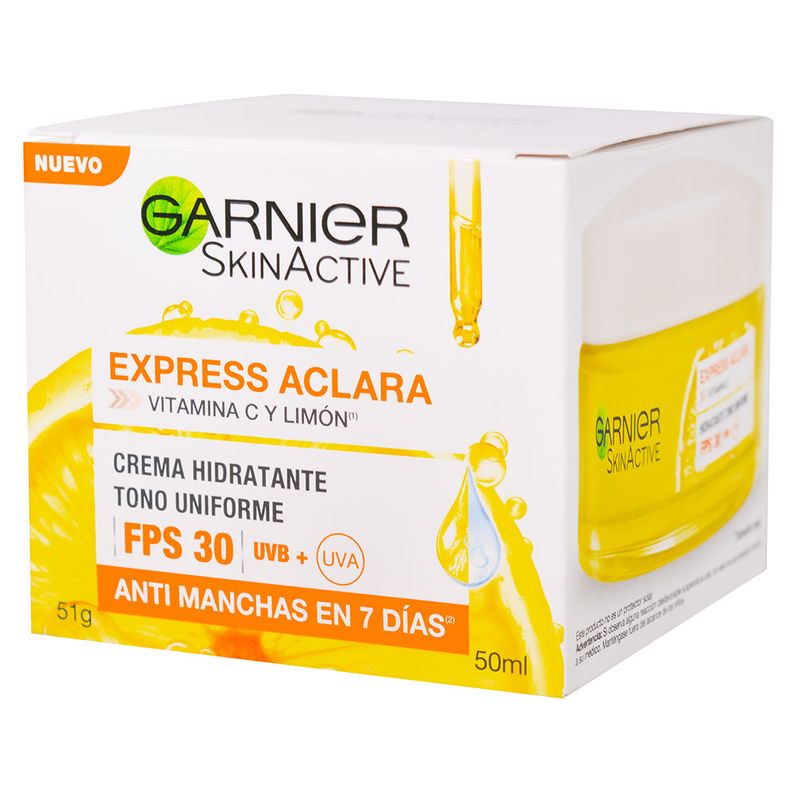 Crema-hidratante-GARNIE-Express-aclara-fps30-50-ml