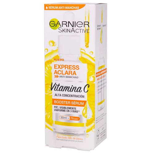 Serum GARNIER Express aclara con vitamina C 30 ml