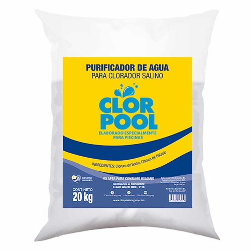 CLOR POOL purificador de agua 20 kg